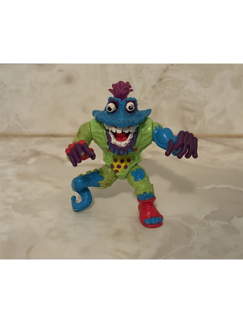 Vintage 1991 Teenage Mutant Ninja Turtles TMNT Wyrm Action Figure Playmates Toy